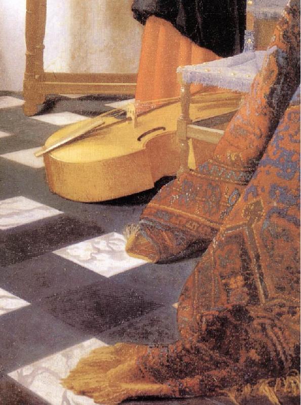 A Lady at the Virginals with a Gentleman (detail)  er, VERMEER VAN DELFT, Jan